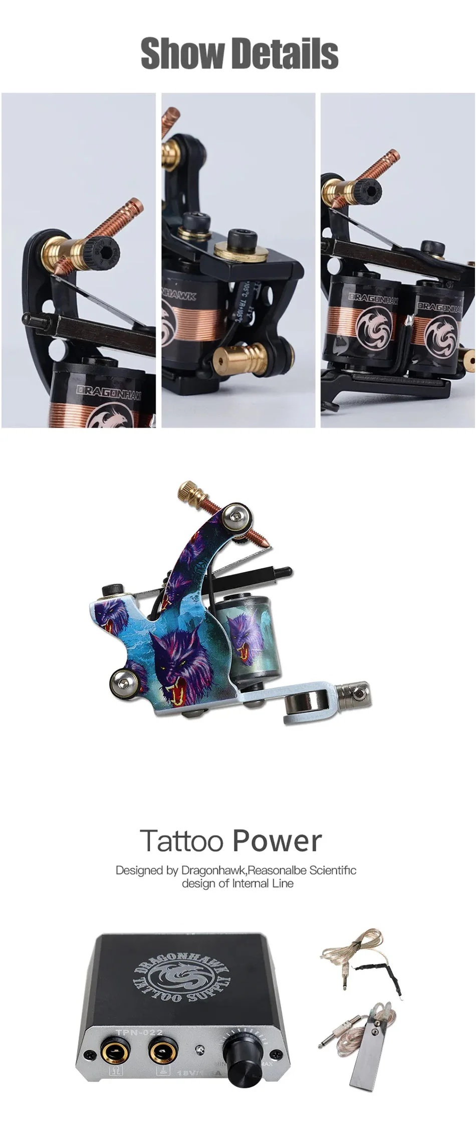 Cheap Complete Coil Tattoo Machine Kit